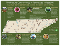 TNC in Tennessee Milestone Map.