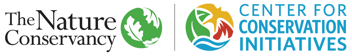 The Nature Conservancy logo and Center for Conservation Initiatives logo